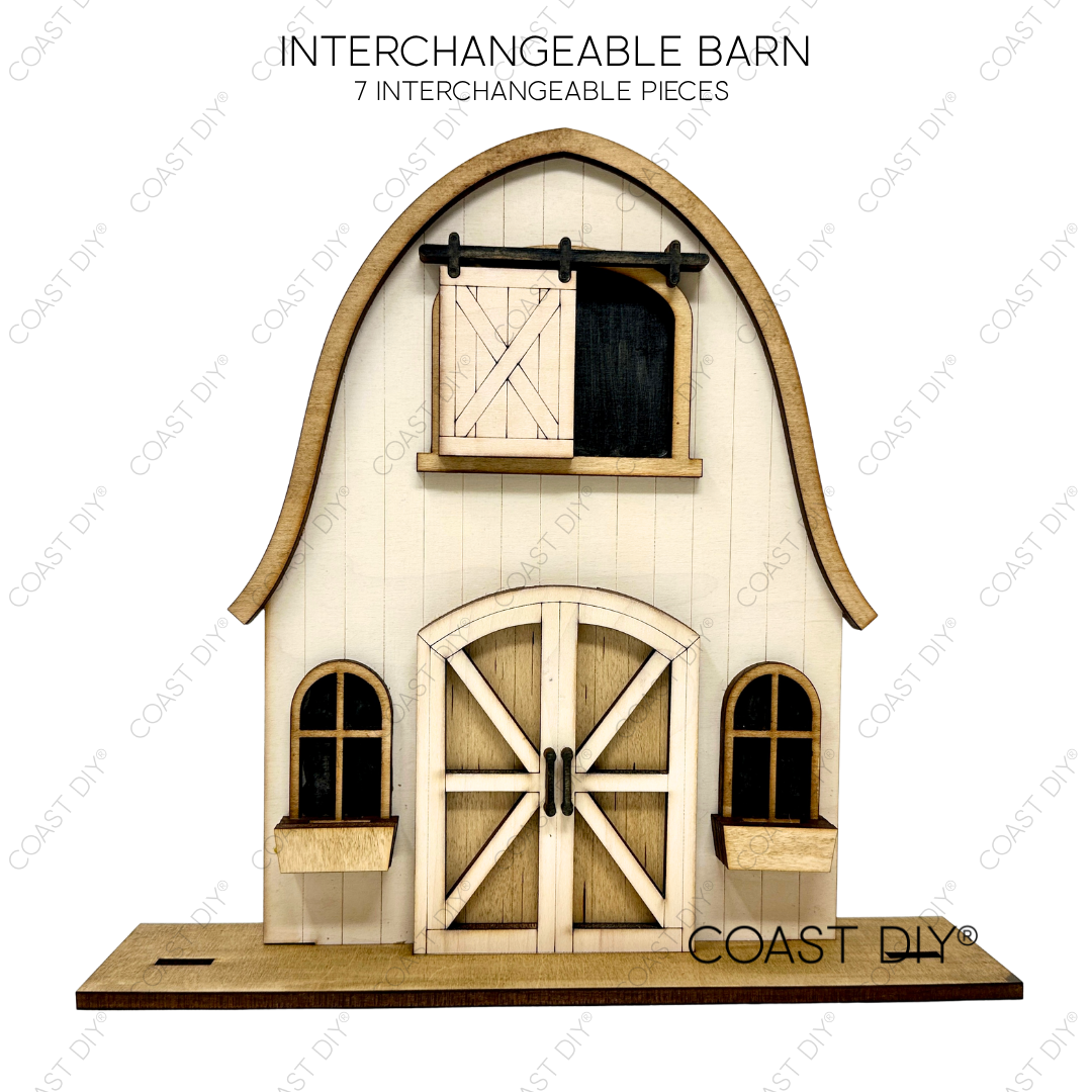 Interchangeable Barn - Barn Base DIY Craft Kit