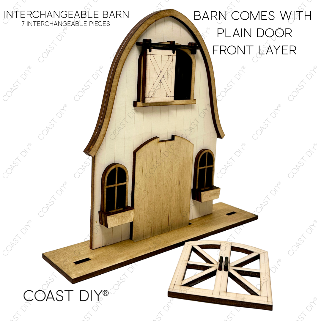 Interchangeable Barn - Barn Base DIY Craft Kit