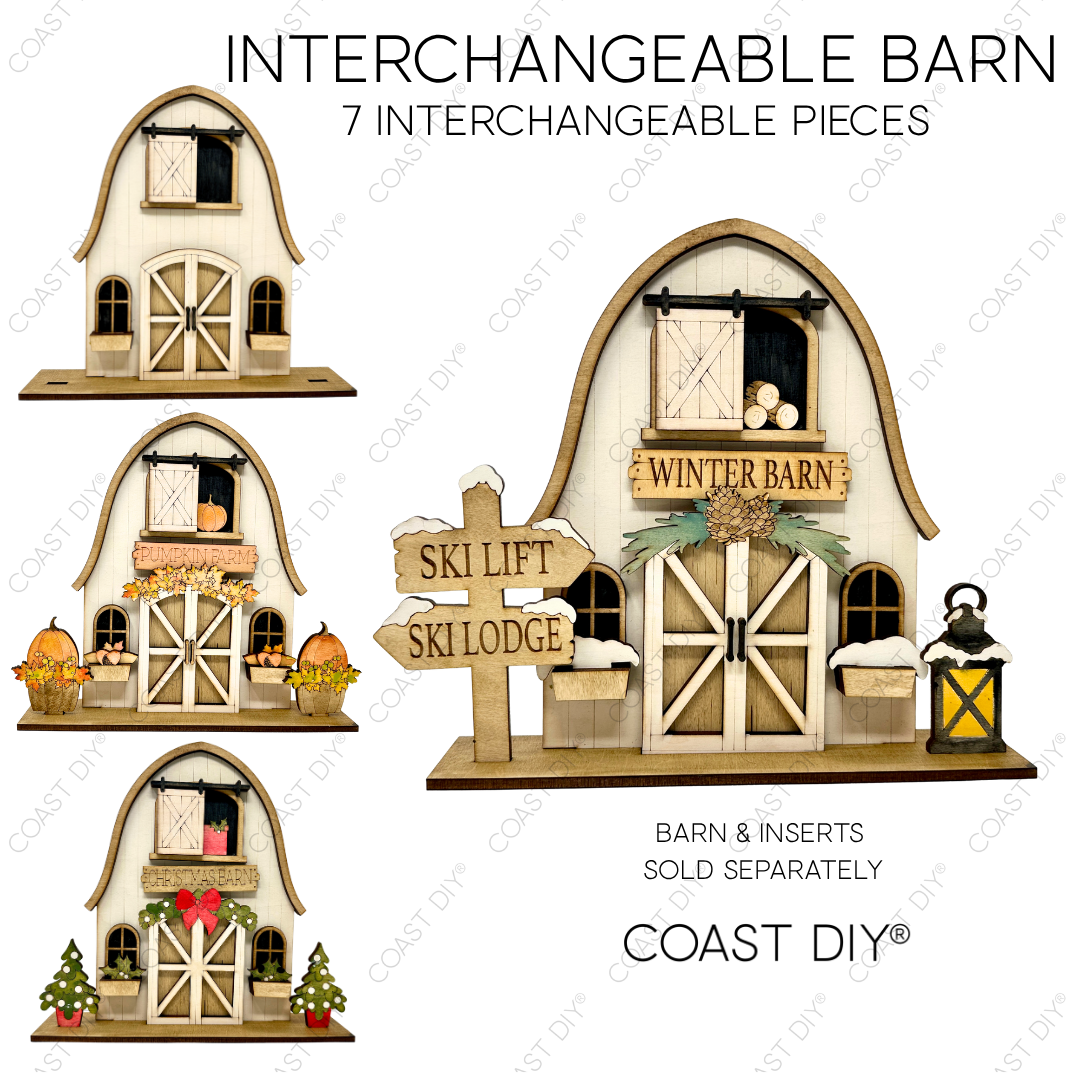Interchangeable Barn - Barn Base DIY Craft Kit