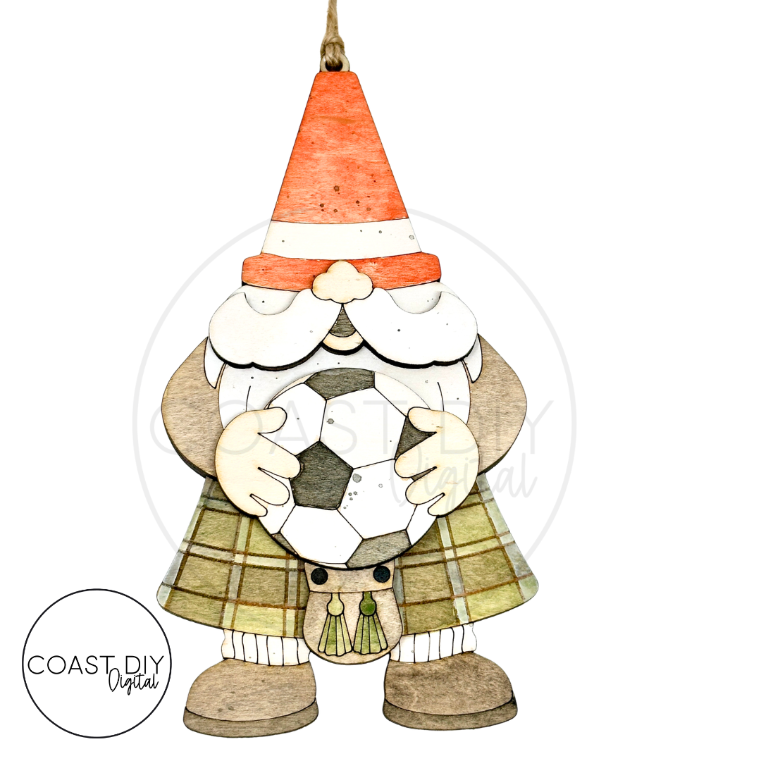 Scottish Orange Cone Gnome Craft Kit