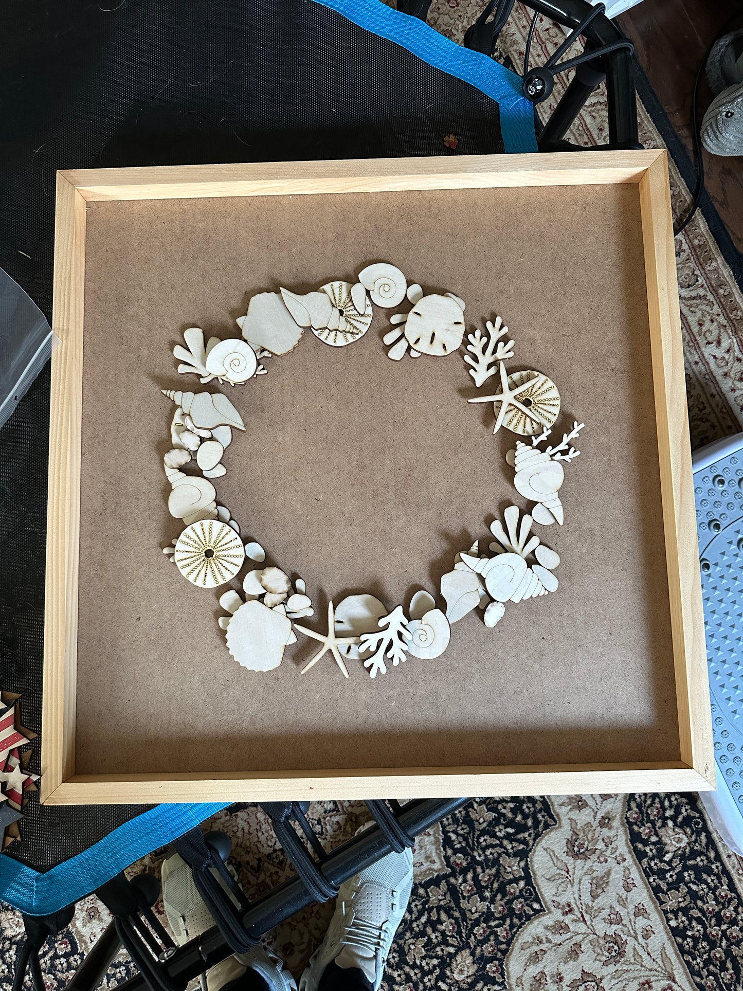 24x24 Premade MDF Backed Pine Frame