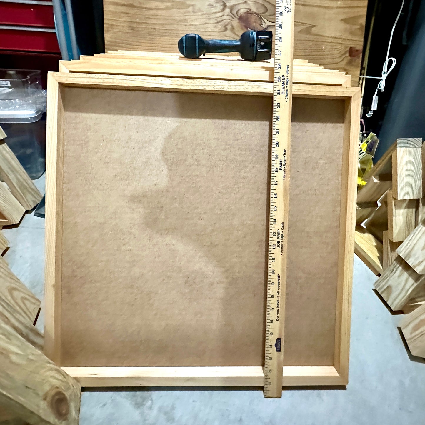 24x24 Premade MDF Backed Pine Frame