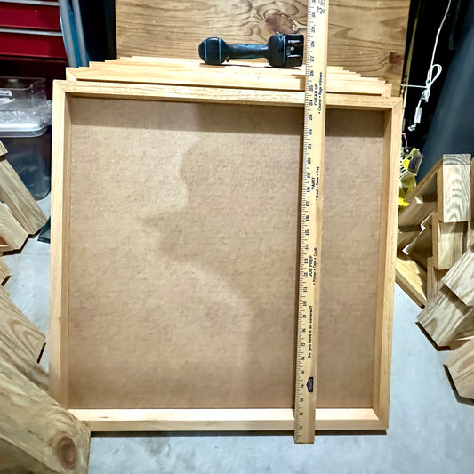 24x24 Premade MDF Backed Pine Frame