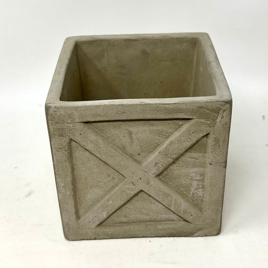 Farmhouse Cement Container