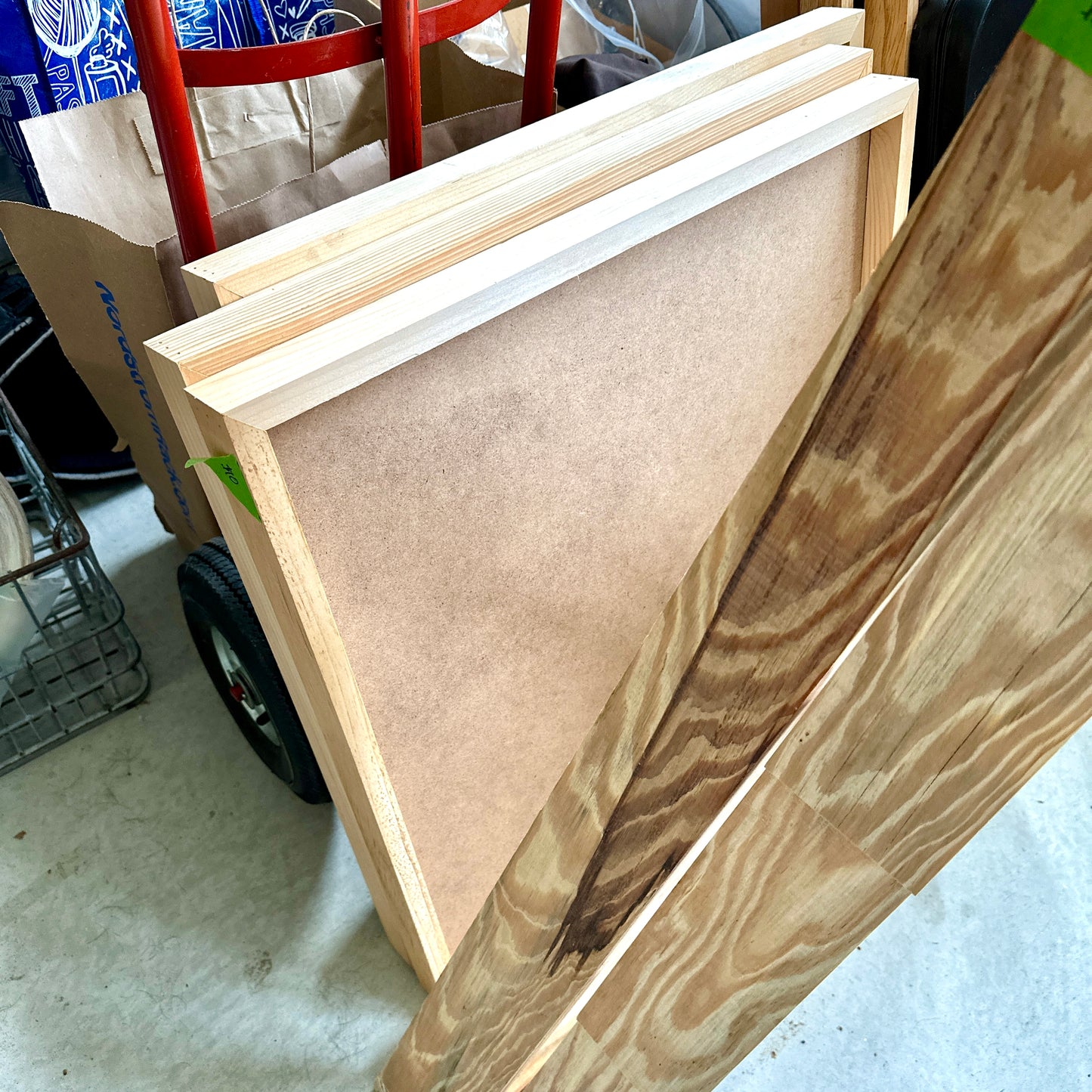 24x24 Premade MDF Backed Pine Frame