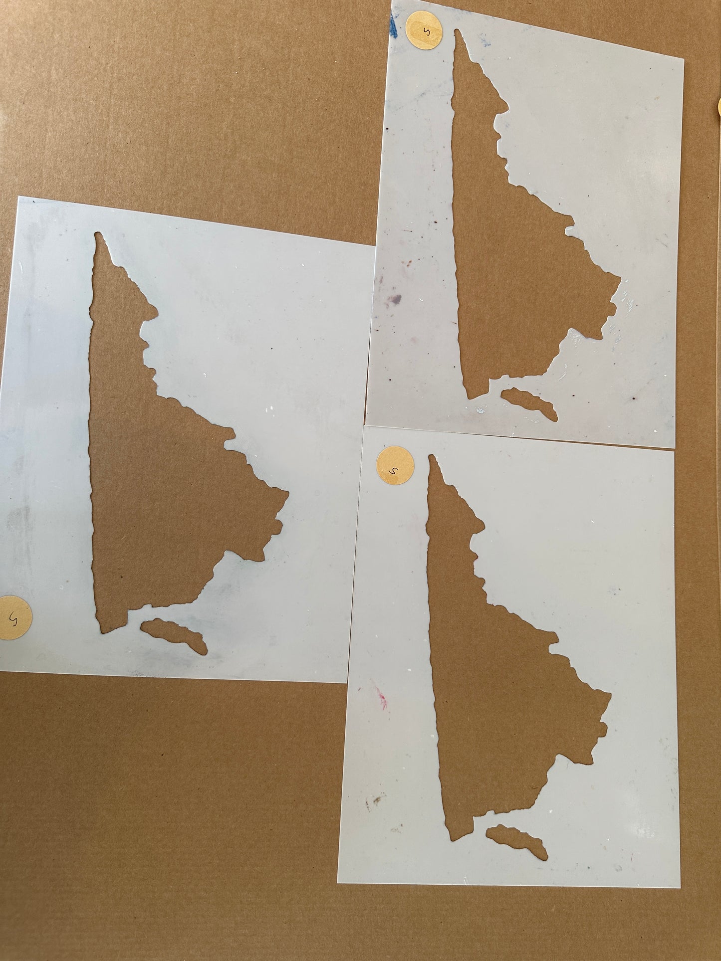 Small Virginia Stencil - used