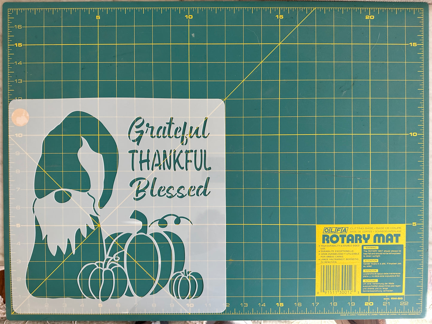 Grateful thankful blessed gnome - new