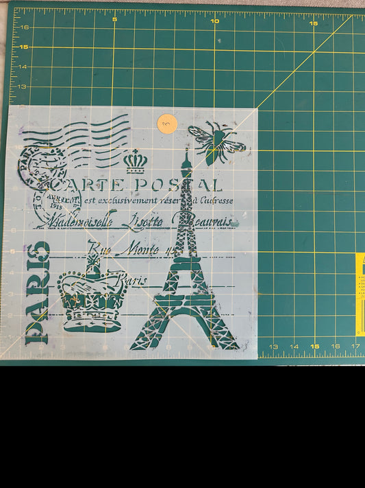 Paris stencil - Used
