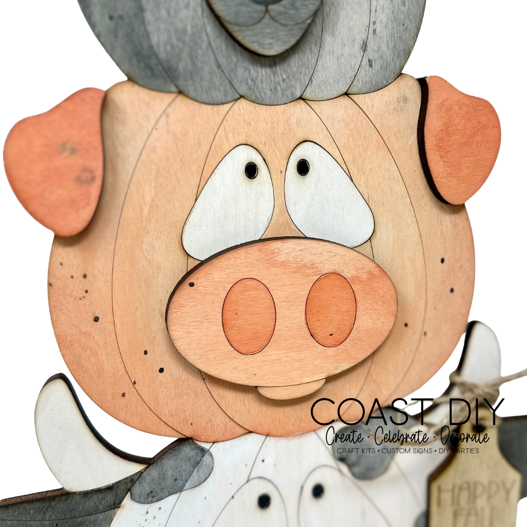 Farm Life Stacked Pumpkins DIY Craft Kit