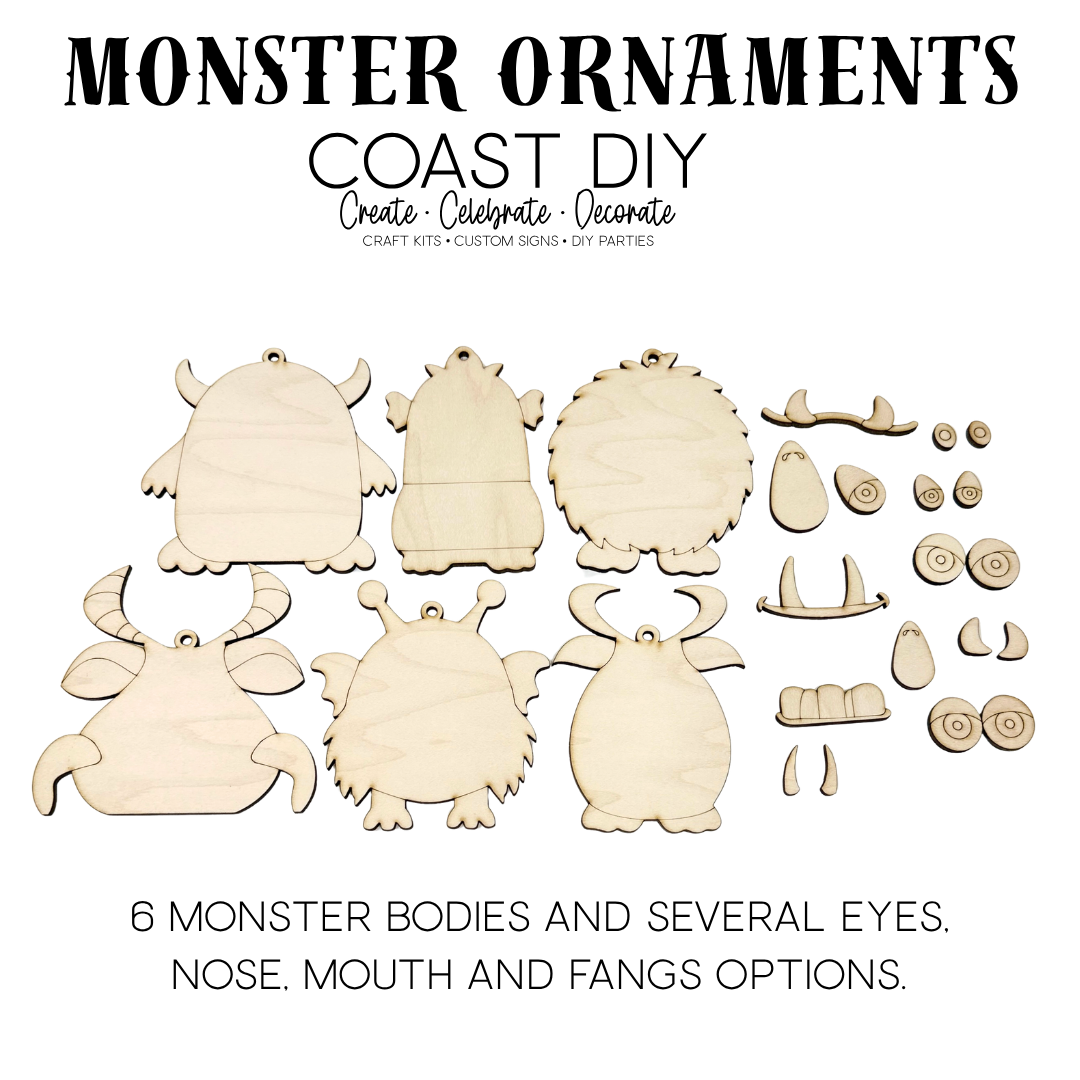 Monster Ornaments Craft Kit
