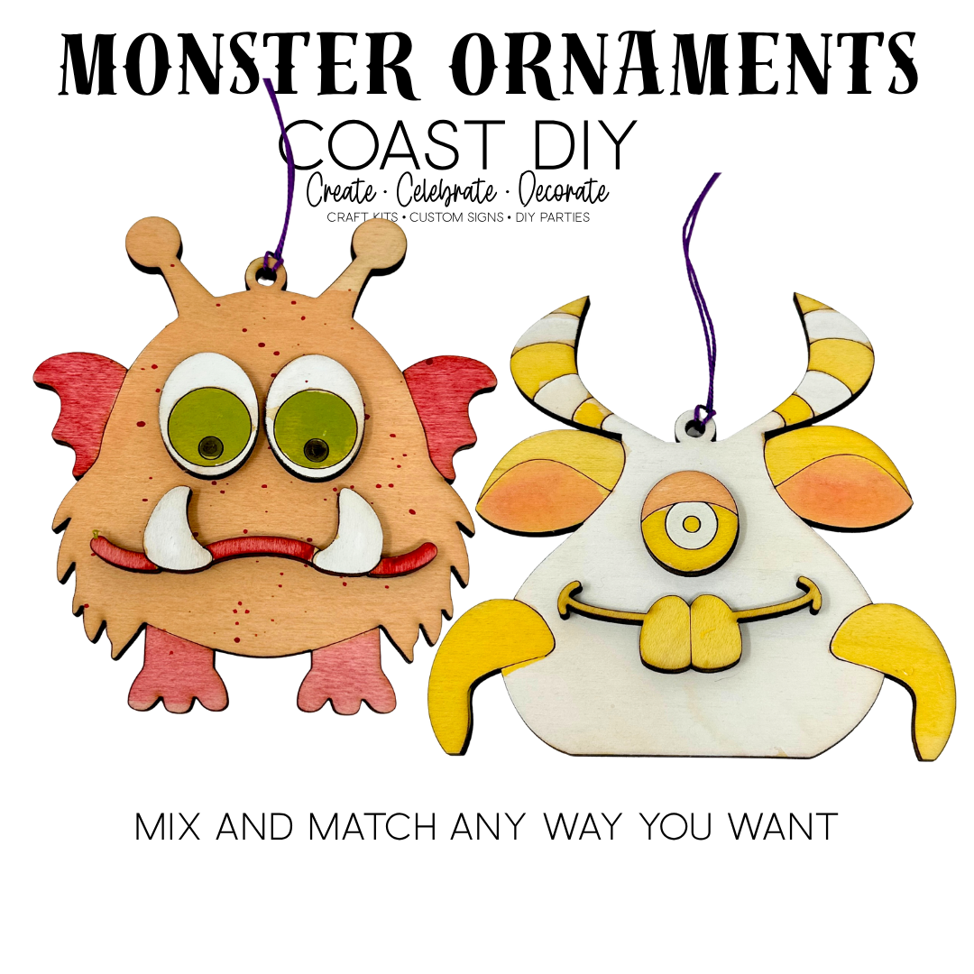 Monster Ornaments Craft Kit