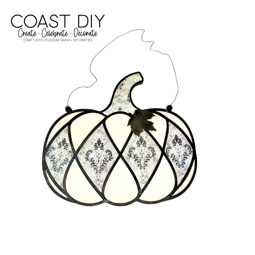 Harlequin layered pumpkin DIY Craft Kit