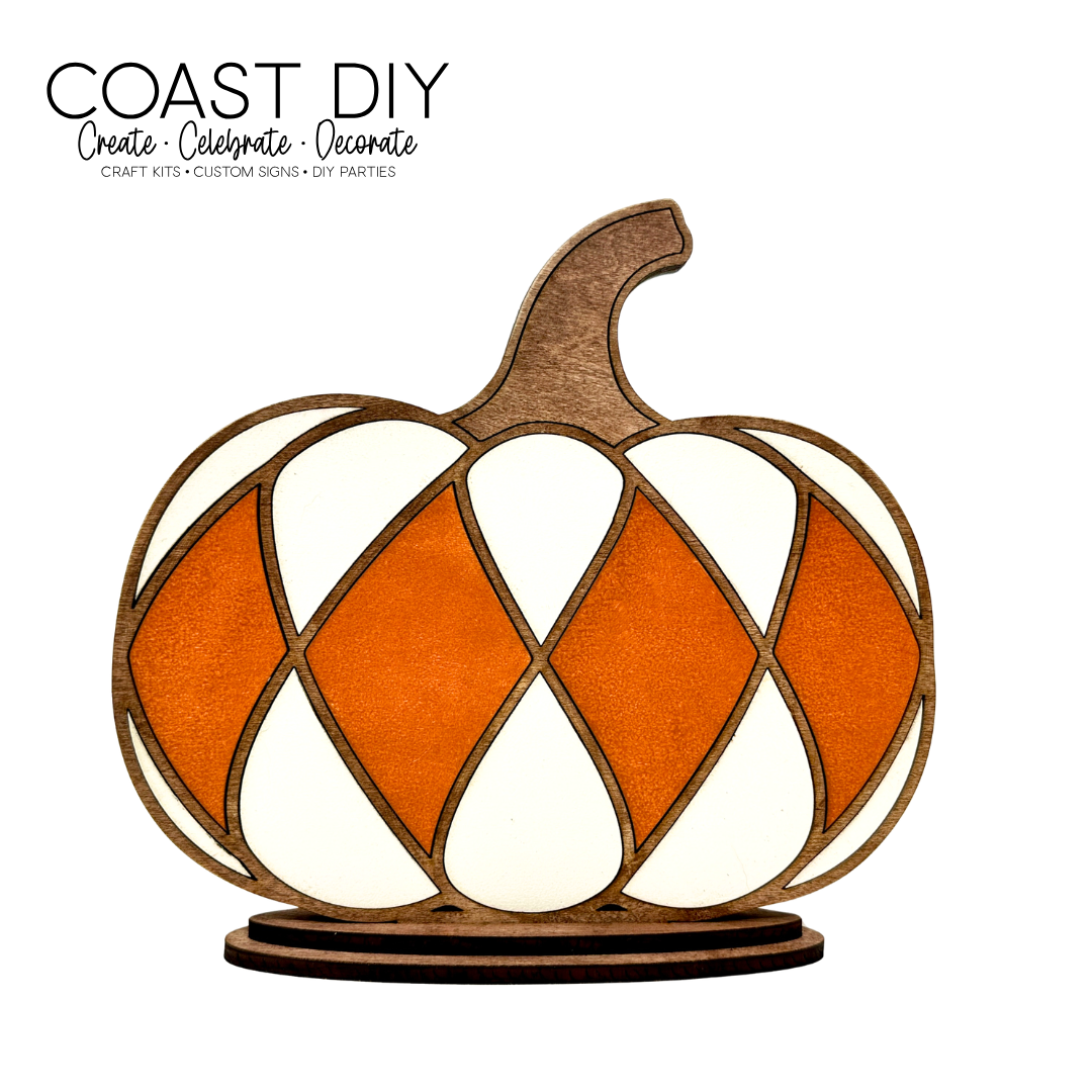 Harlequin layered pumpkin DIY Craft Kit