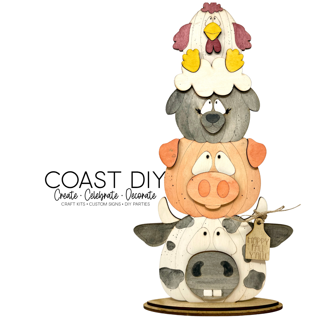 Farm Life Stacked Pumpkins DIY Craft Kit
