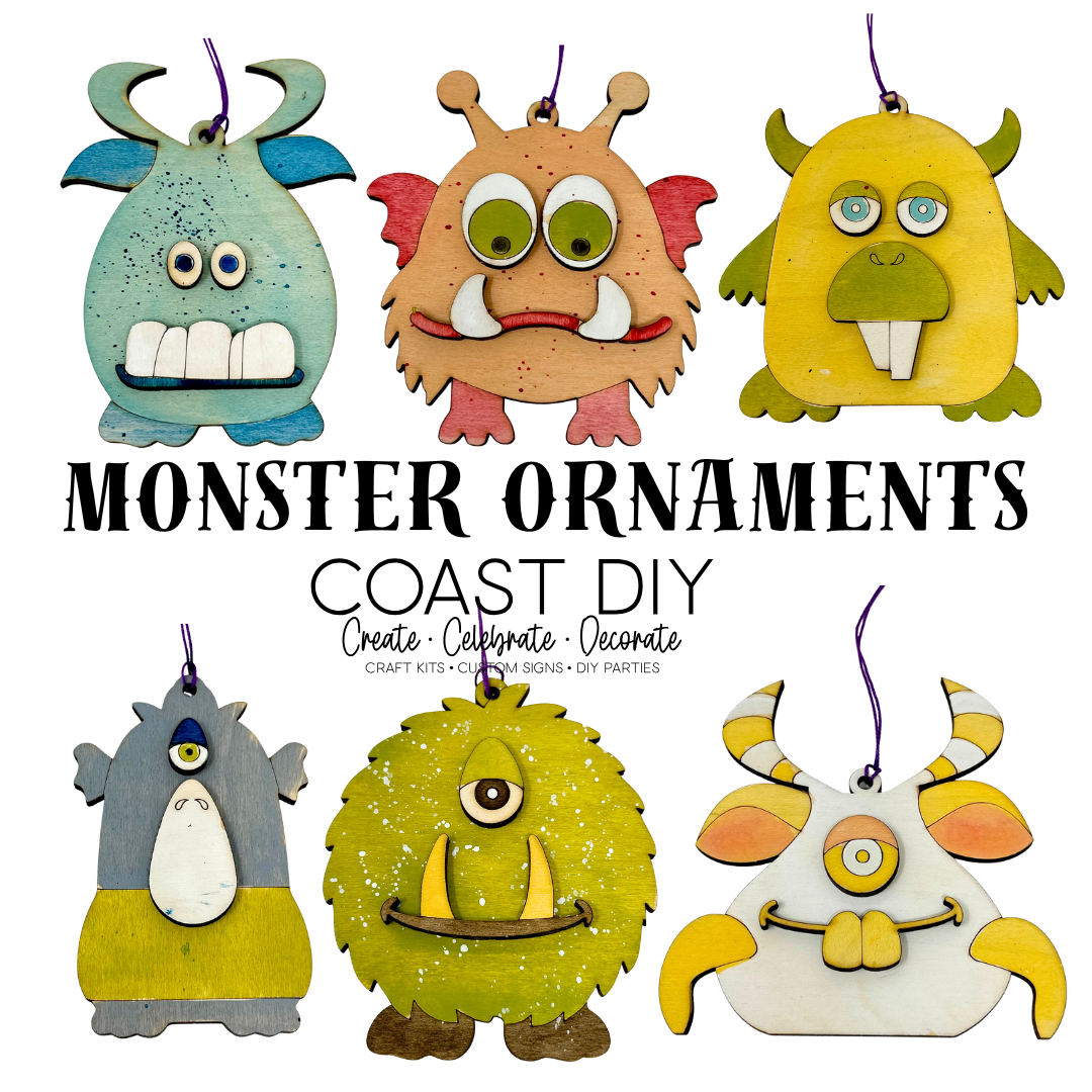 Monster Ornaments Craft Kit