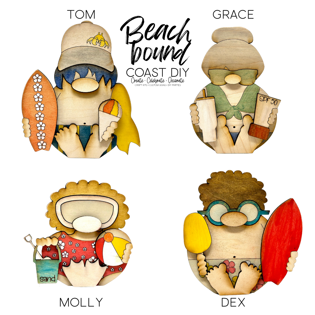 Beach Bound Gnomes Craft Kit
