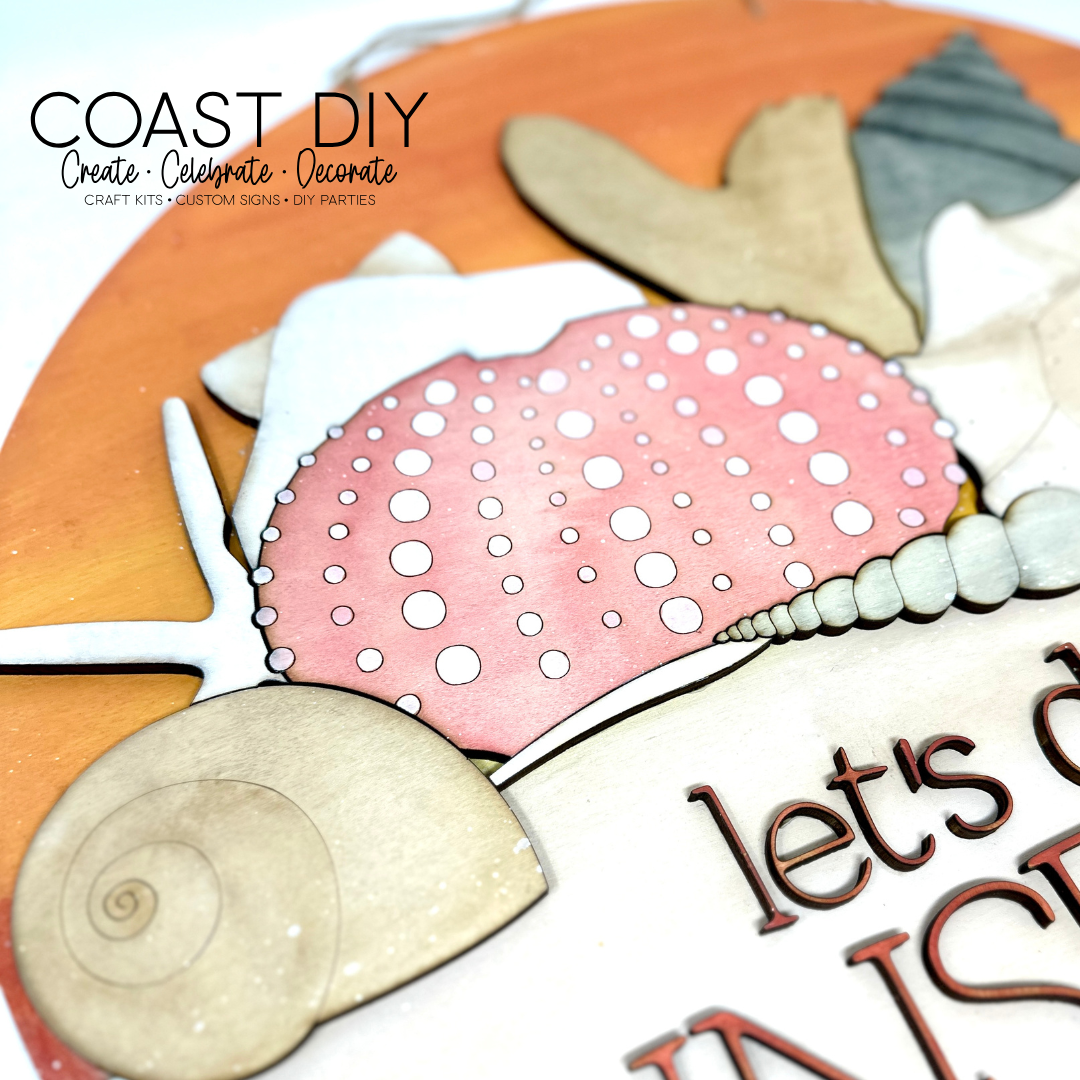 Sunsets and Seashells Doorhanger