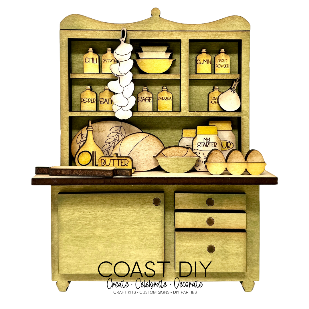 Sourdough Hoosier Cabinet  Craft Kit