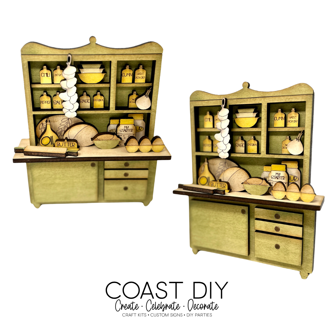 Sourdough Hoosier Cabinet  Craft Kit