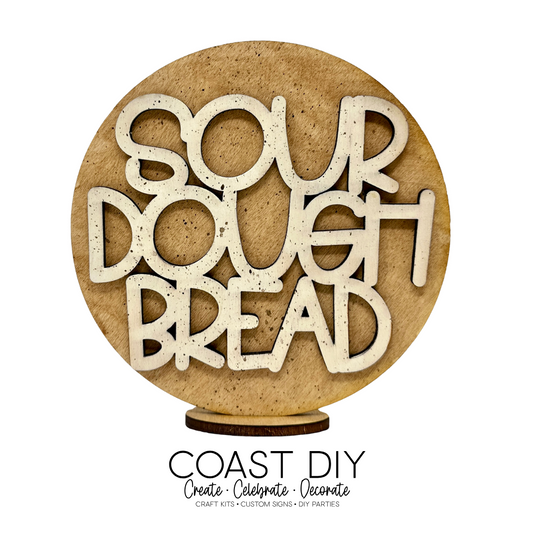 Sourdough Round Sign Craft Kit