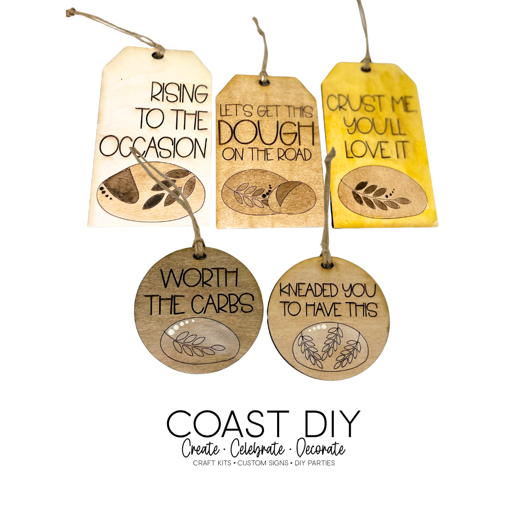 Sourdough Themed Gift Tags