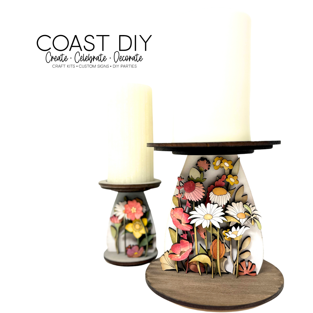 Wildflower Candle Holder