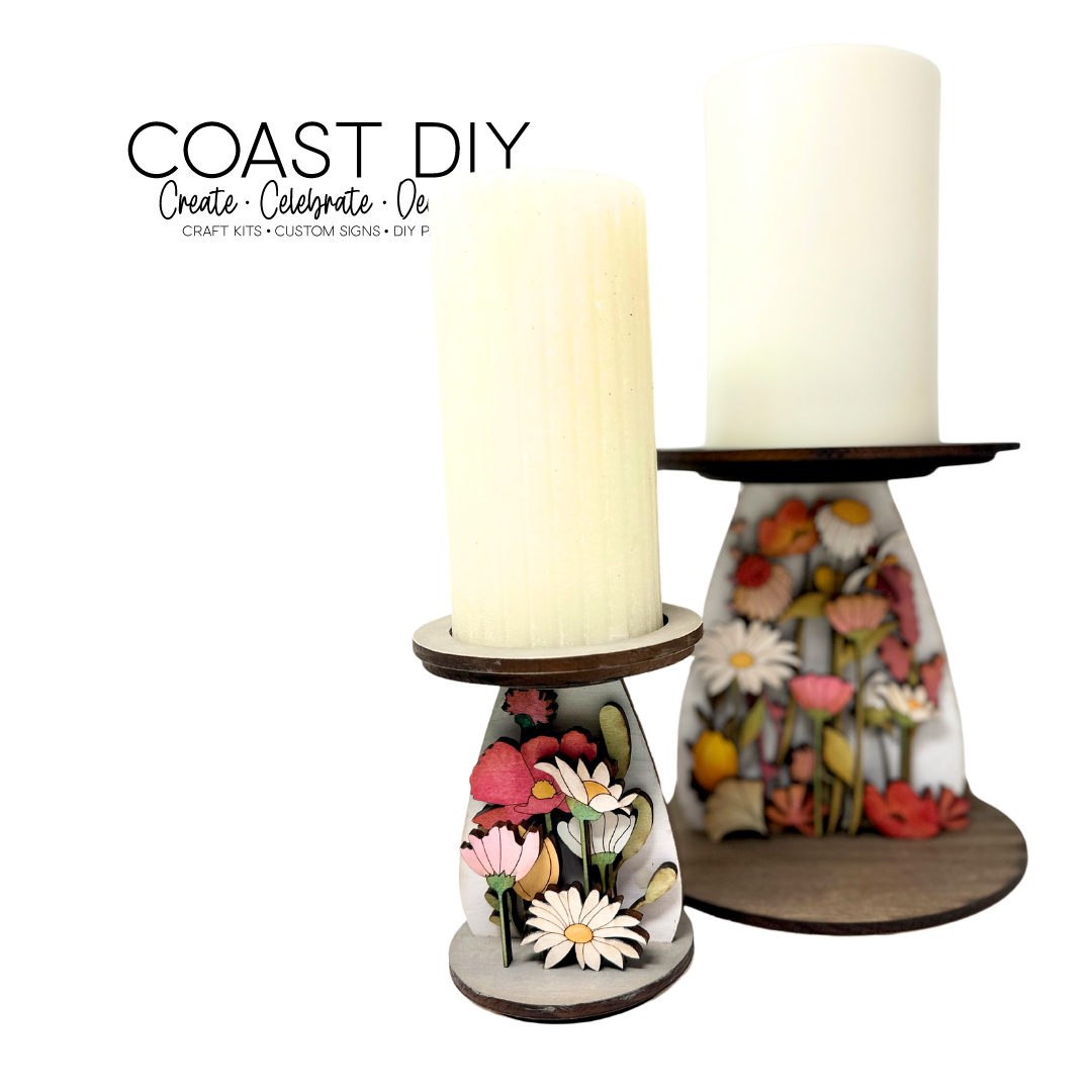 Wildflower Candle Holder