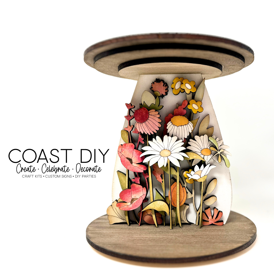 Wildflower Candle Holder