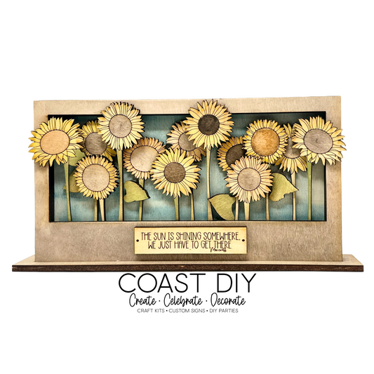Sunflower Dimensional Frame