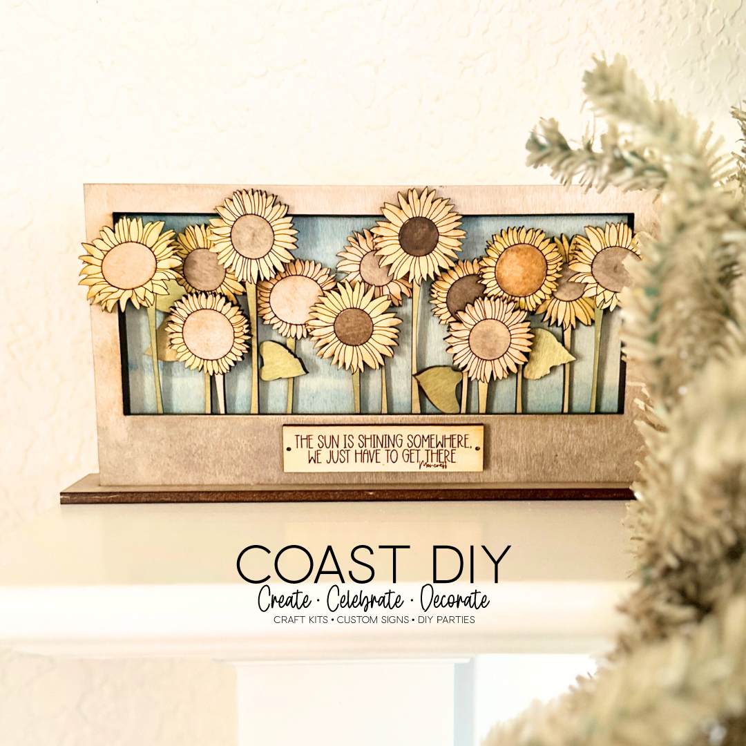 Sunflower Dimensional Frame