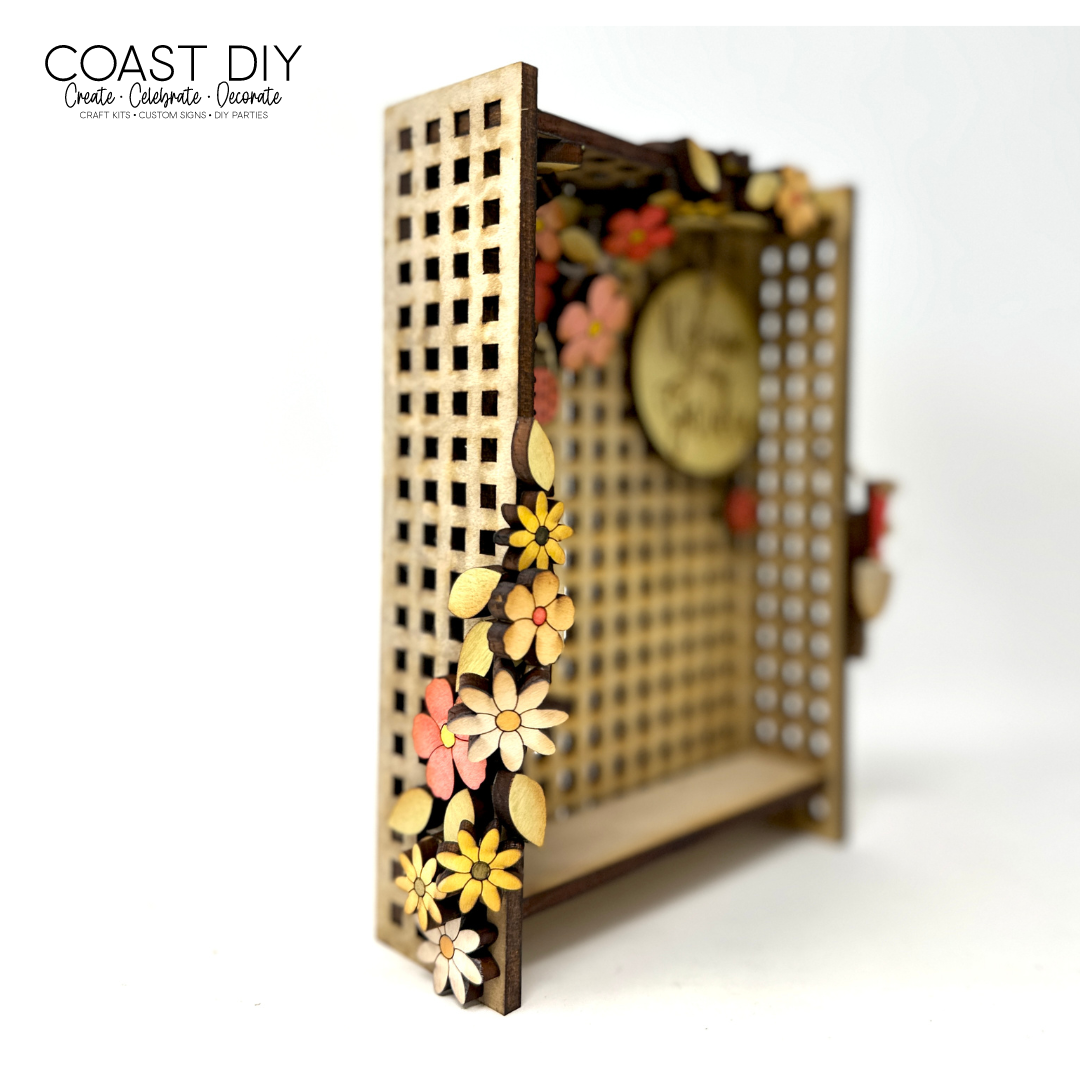 Trellis Bench Garden Gnome