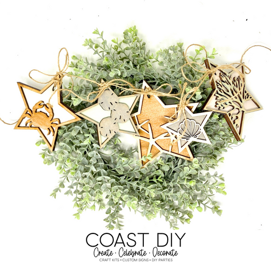 Coastal Stars Ornaments/Gift Tags