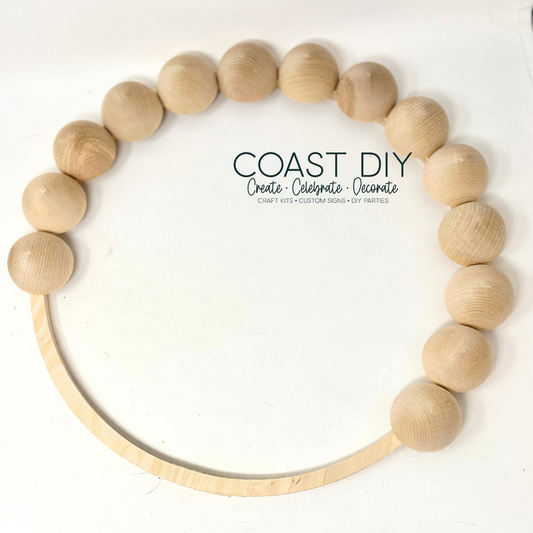 Split Ball Wreath Wood Supplies Kit