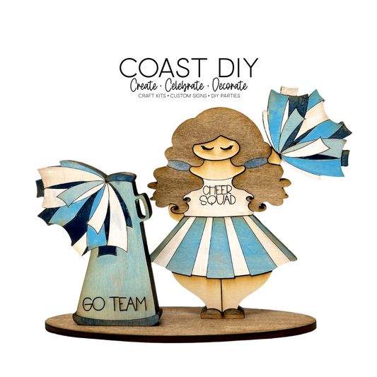 Cheerleader Gnome with Megaphone