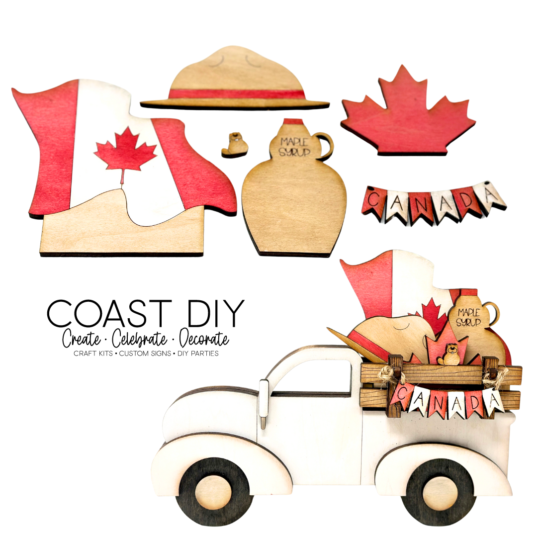 Interchangeable Vintage Truck Shelf Sitter