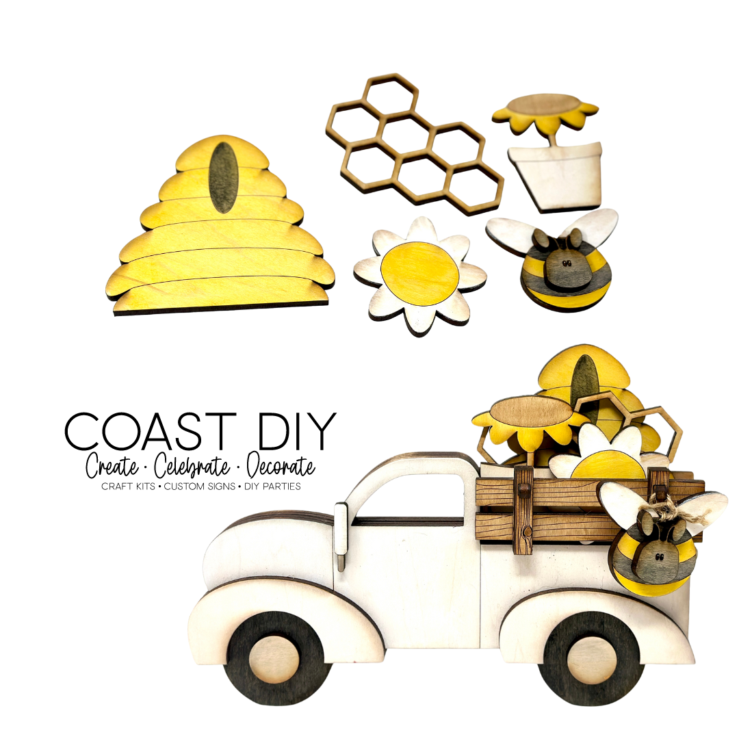 Interchangeable Vintage Truck Shelf Sitter