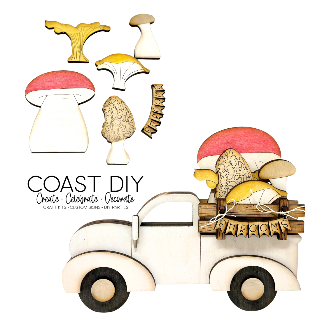 Interchangeable Vintage Truck Shelf Sitter