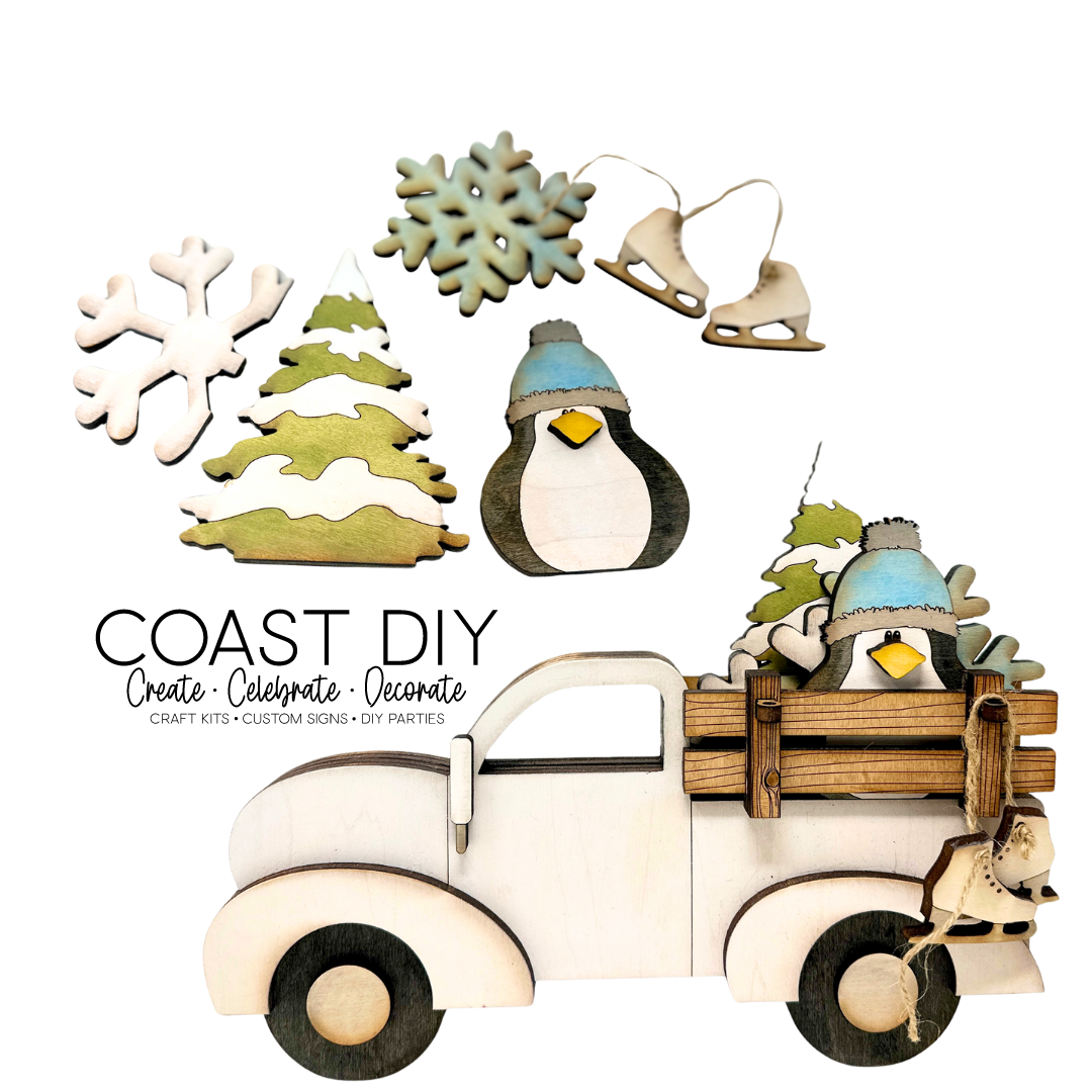 Interchangeable Vintage Truck Shelf Sitter