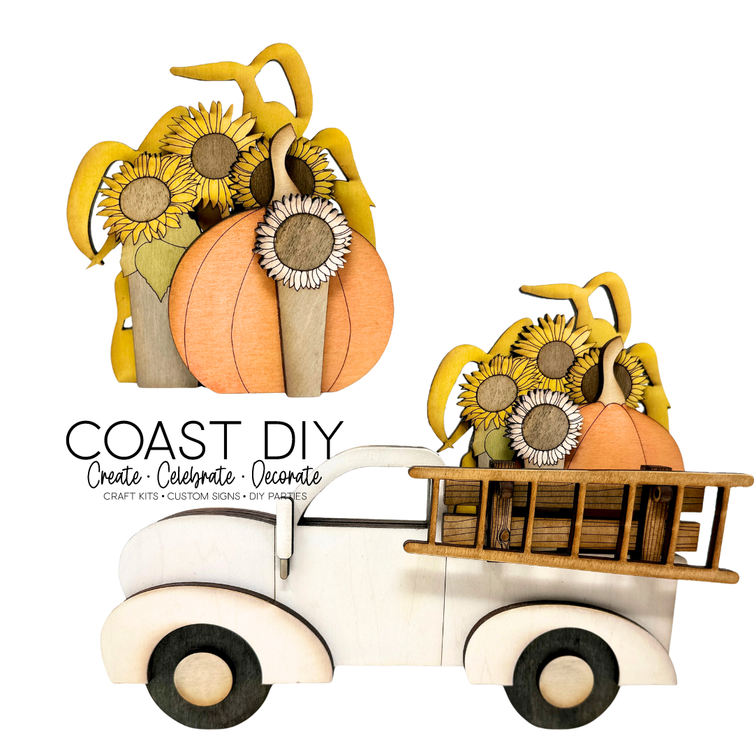 Interchangeable Vintage Truck Shelf Sitter