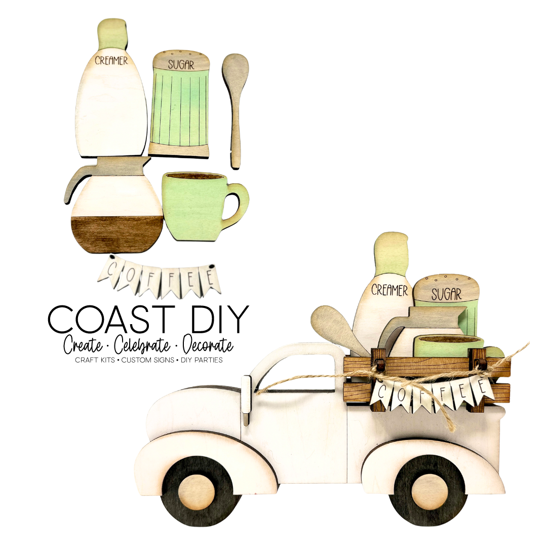 Interchangeable Vintage Truck Shelf Sitter