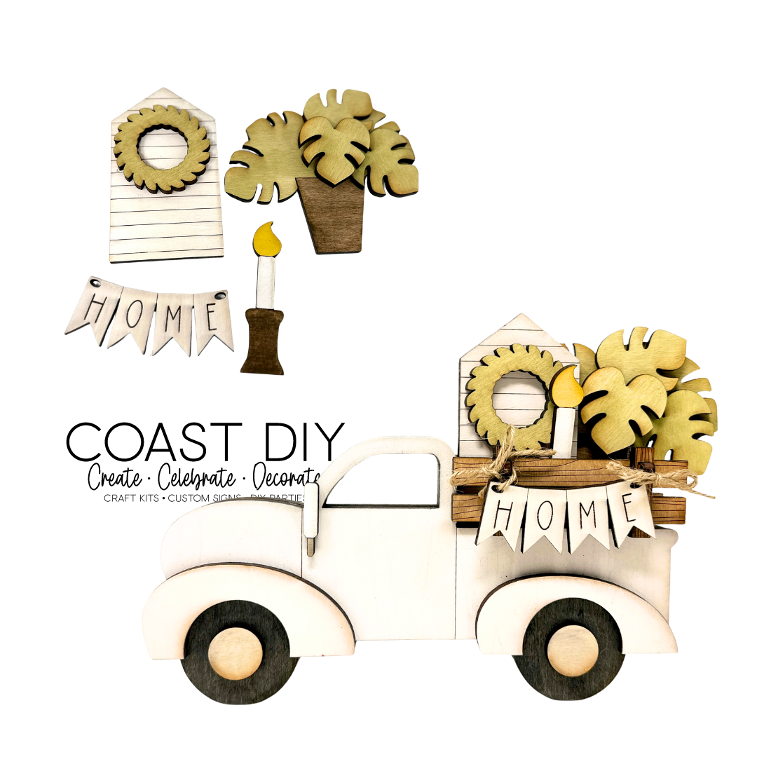 Interchangeable Vintage Truck Shelf Sitter