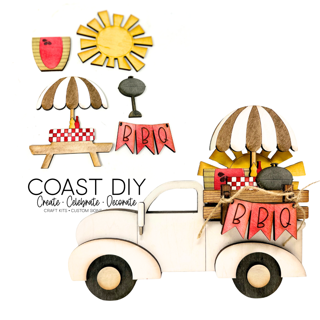 Interchangeable Vintage Truck Shelf Sitter