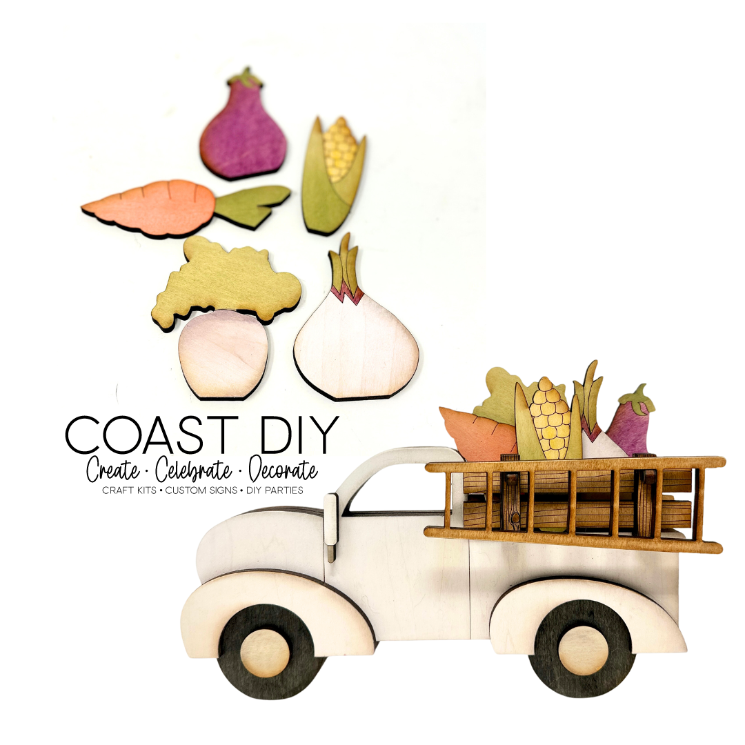 Interchangeable Vintage Truck Shelf Sitter