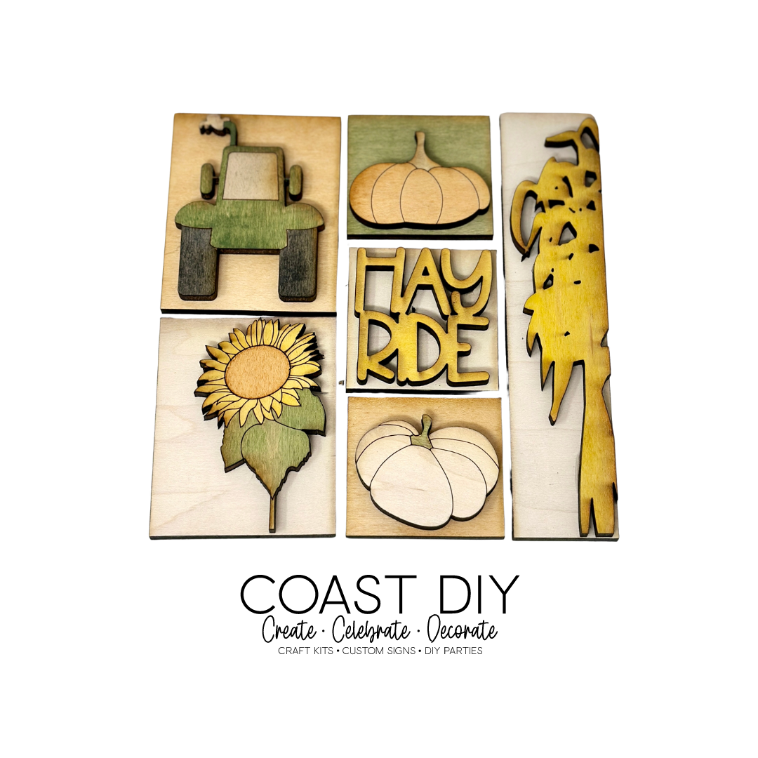 ShadowBox Insert: Hayride