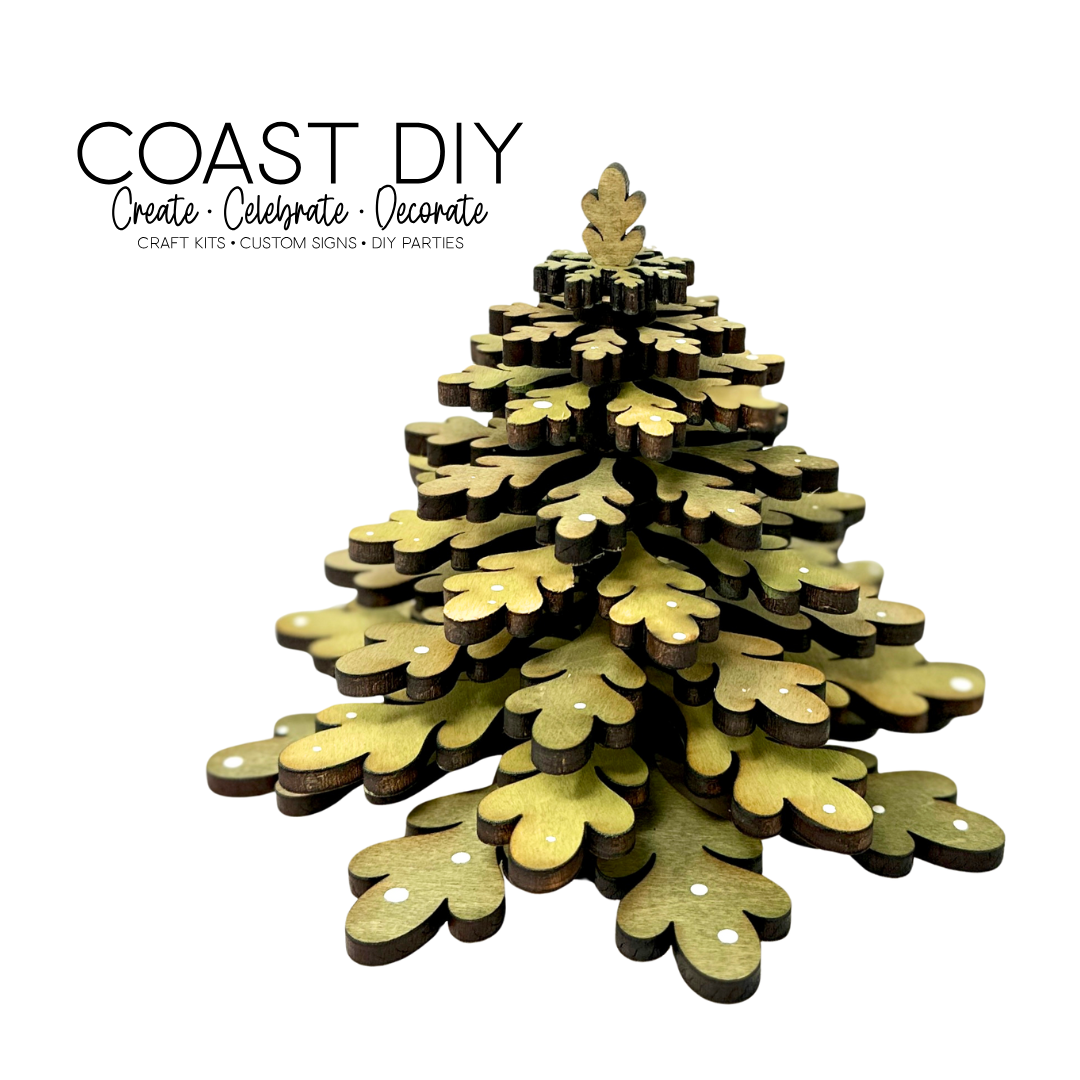 Snowflake Tree Craft Kit