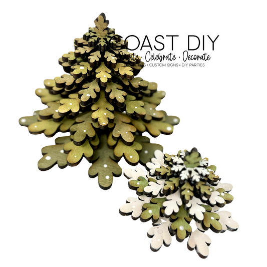 Snowflake Tree Craft Kit