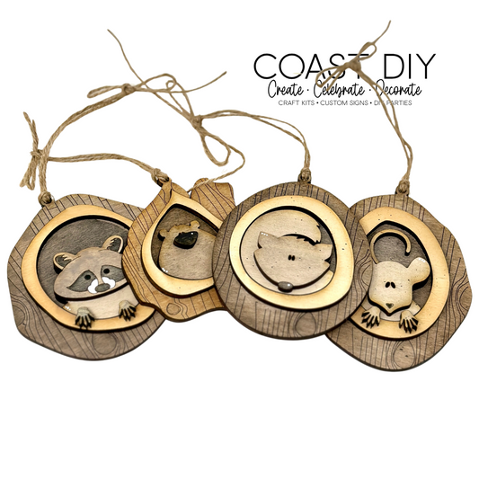 Woodland Animal Ornament Craft Kit