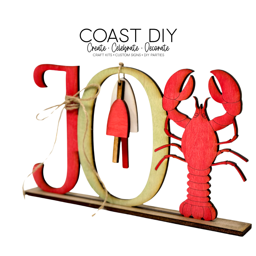 Lobster Joy Shelf Sitter Craft Kit