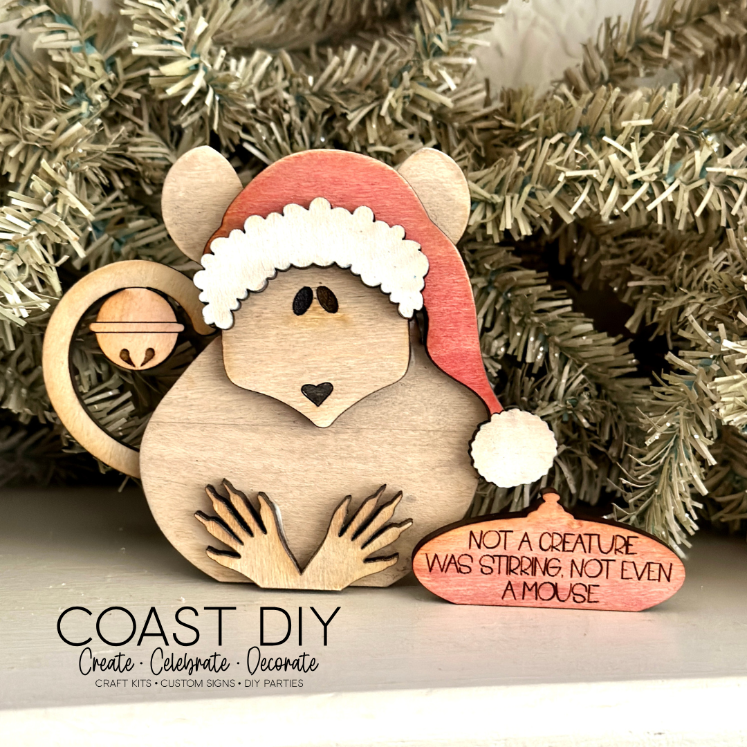 Christmas Mouse Craft Kit