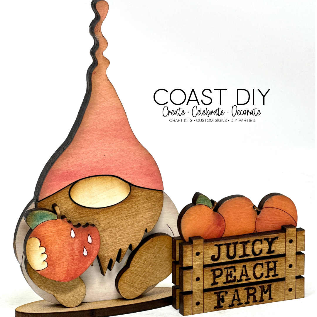 Juicy Peach Farm Gnome
